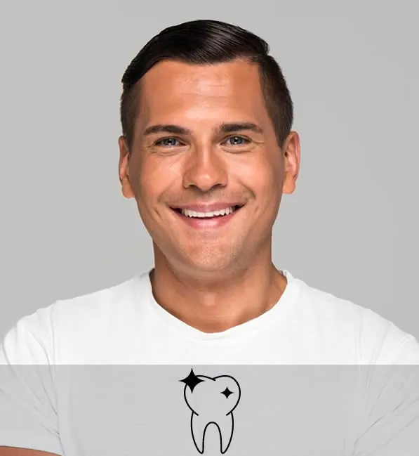 cosmetic dentistry man smiling
